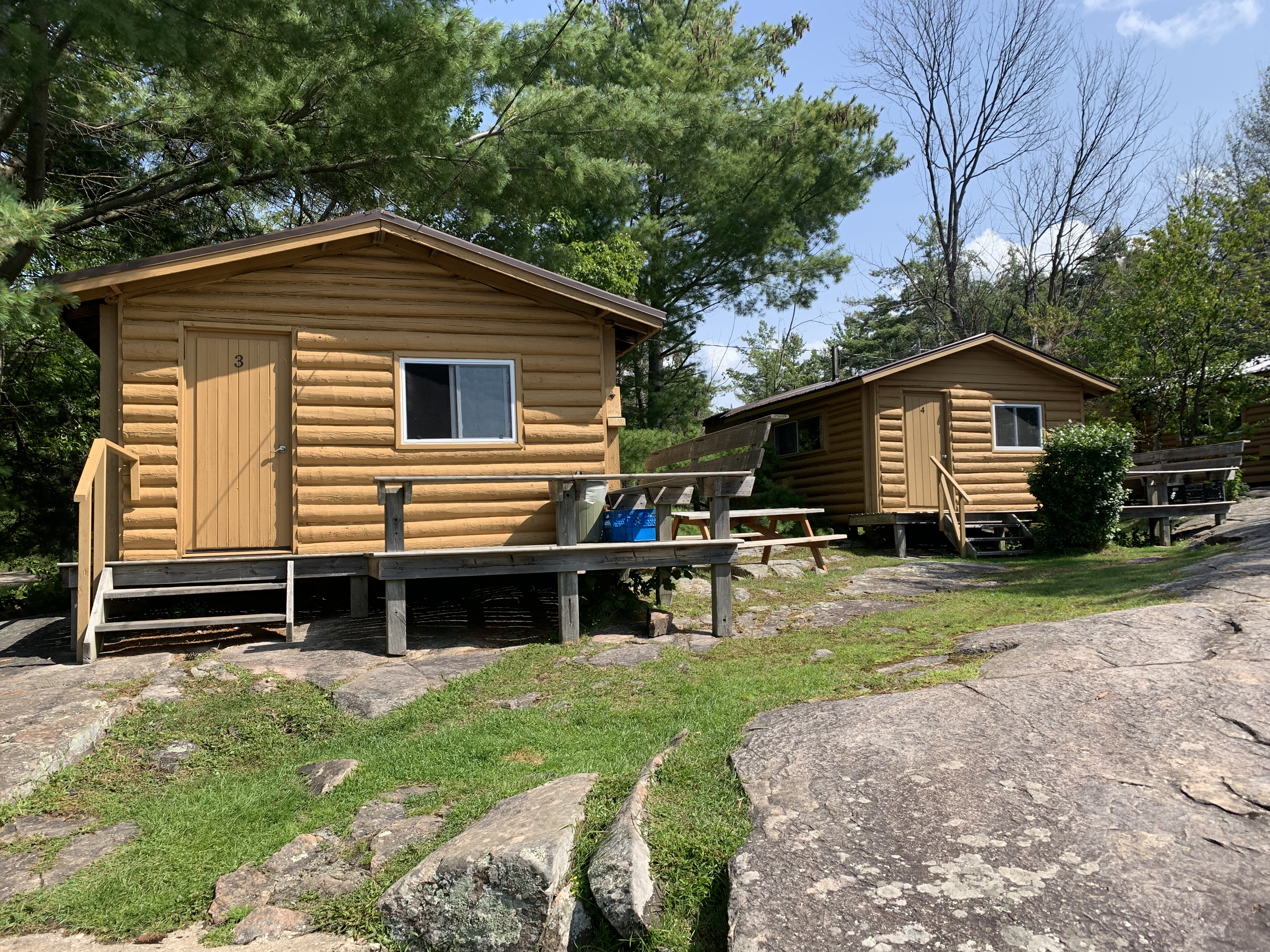 Cabins 3 & 4, 1-bedroom cabins no kitchen
