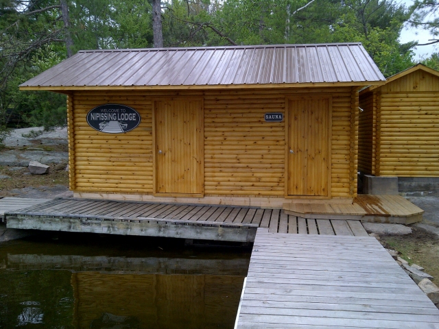 New Dock House, Sauna and Outdoor Shower